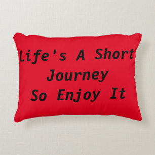 De reis van het leven Accent Pillow Kussen