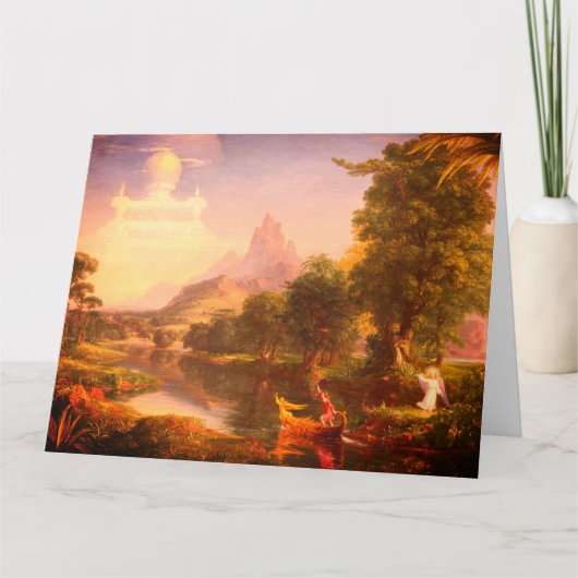 De reis van het leven: jeugd, door Cole - groot, l Kaart (Voorkant)