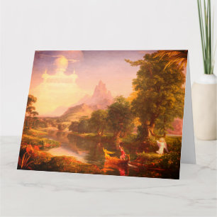 De reis van het leven: jeugd, door Cole - groot, l Kaart