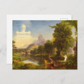 De reis van het leven, jeugd door Thomas Cole Briefkaart (Voorkant / Achterkant)