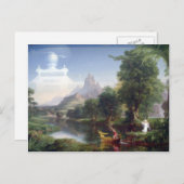 De reis van het leven - Jeugd door Thomas Cole Briefkaart (Voorkant / Achterkant)