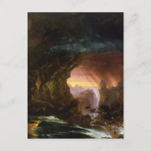 De reis van het leven: Manhood Thomas Cole Briefkaart