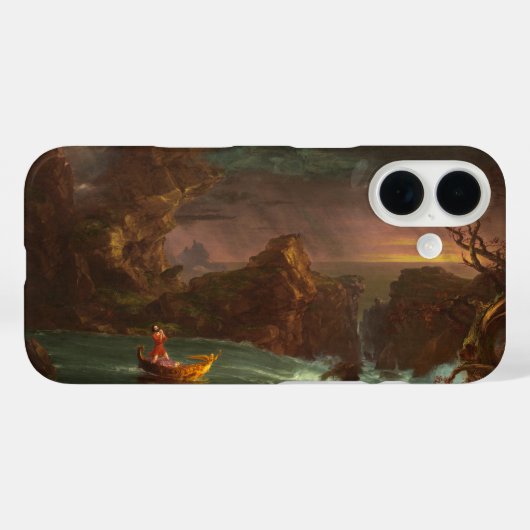 De Reis van het Leven, Mannen, Cole Case-Mate iPhone Case (Achterkant (horizontaal))