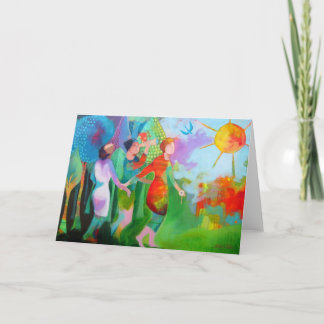 De reis van Sisterhood Wenskaarten Kaart