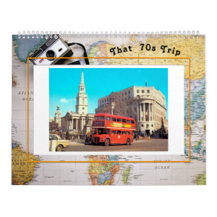 De reiskalender van 70 jaar kalender