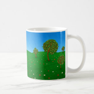 De reisstructuur koffiemok
