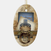 De reiziger keramisch ornament (Rechts)