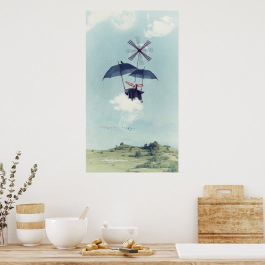 De reiziger poster (Keuken)