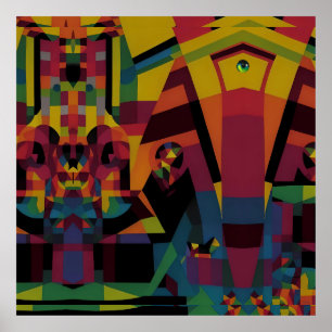 De rekeningen vereffenen - Ken Gage Art Poster