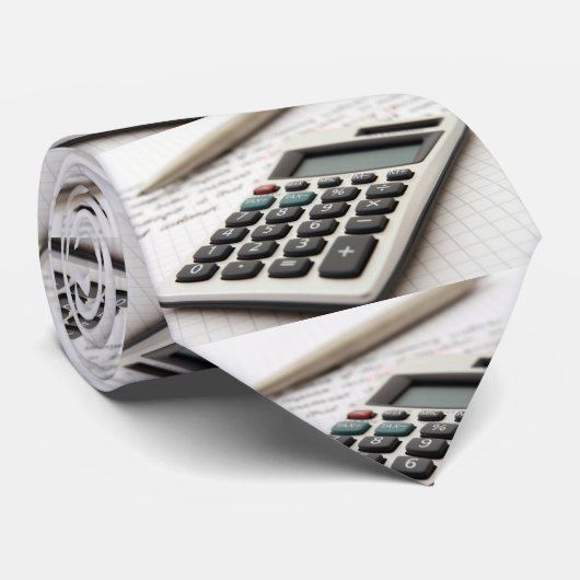"De rekenmachine" Stropdas (Opgerold)