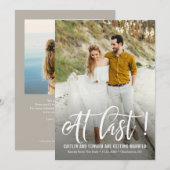 De Remerciements À Dernier Couleur Modifiable Enregistrer La Carte  (Devant / Derrière)