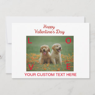 De Remerciements À mon poulain, carte Heureuse Sainte-Valentin