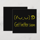 De Remerciements Amusant unicode, obtenir une meilleure carte bient (Devant / Derrière)