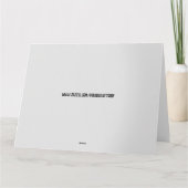 DE REMERCIEMENTS ANGLAIS COTTAGE BLANC GREETING CARTE (Dos)