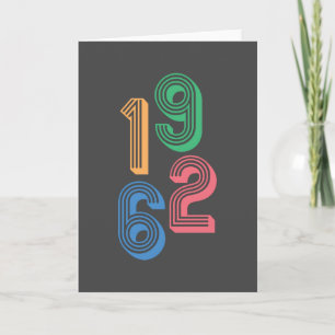 De Remerciements Anniversaire - 1962 - 60e Anniversaire Carte cadea