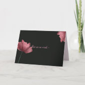 DE REMERCIEMENTS AUCUN MOT - CARTE SYMPATHIQUE (Devant)