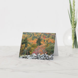 De Remerciements Automne laisse la vieille carte murale en pierre