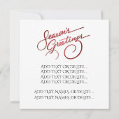 De Remerciements Belle carte Reindeer Art Card (Dos)