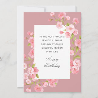 De Remerciements Bonne carte d'anniversaire