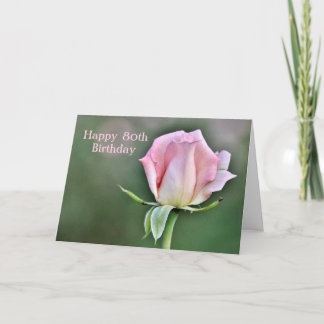 De Remerciements Bonne carte d'anniversaire 80e