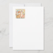 De Remerciements Bonne carte d'anniversaire Alpacas (Dos)