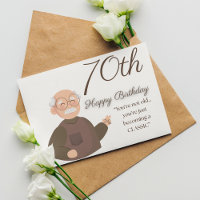 Bonne carte d'anniversaire pour adulte devenu clas