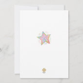 De Remerciements Bonne carte d'anniversaire tardive (Dos)