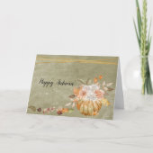 De Remerciements Bonne carte d'automne (Devant)