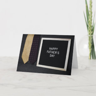 De Remerciements Bonne carte Fête des pères Classic Black