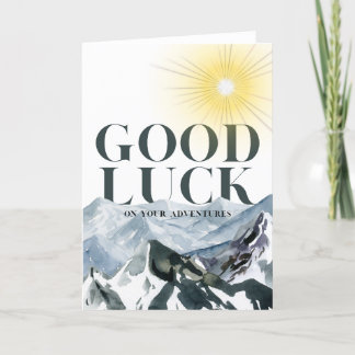 De Remerciements Bonne chance sur votre carte Aventures