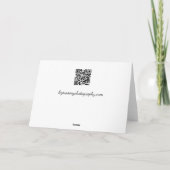 De Remerciements Cardinal Blank Carte pour notes (Dos)