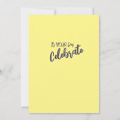 De Remerciements Carte à billets plats Think Spring (Dos)