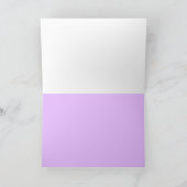 De Remerciements Carte à fleurs bleu hydrangée à main (Intérieur)