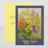 De Remerciements Carte à plat Printemps (Devant / Derrière)