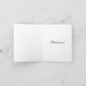 De Remerciements Carte Aigrette (Intérieur)