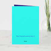 De Remerciements Carte Anagramme fête des pères (Dos)