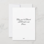 De Remerciements Carte Angel Sympathy (Dos)