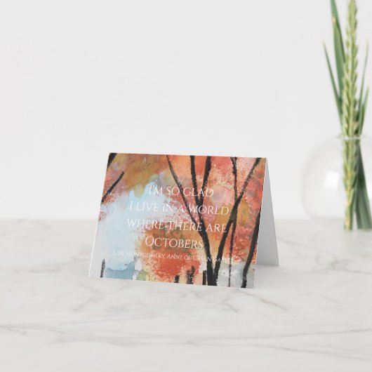 De Remerciements Carte Anne of Green Gables (Devant)