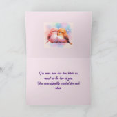 DE REMERCIEMENTS CARTE ANNIVERSAIRE INSÉPARABLE (Intérieur)