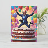 De Remerciements Carte anniversaire Joe Biden (Debout devant)