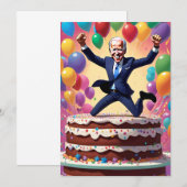 De Remerciements Carte anniversaire Joe Biden (Devant / Derrière)