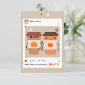 De Remerciements Carte Anniversaire "Latte Love" (Debout devant)