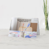 De Remerciements Carte artisanale (Dos)