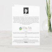 De Remerciements Carte Astronaut (Dos)