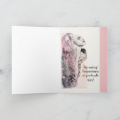 De Remerciements Carte bébé pliée (Intérieur)