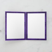 De Remerciements Carte blanche âme violette (Intérieur)