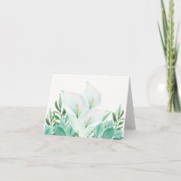 Carte blanche Calla Lily