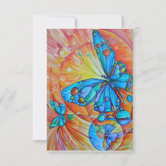 De Remerciements Carte blanche "Enchanter la grâce" (Devant)