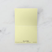 De Remerciements Carte blanche Vin & Beurre (Intérieur)