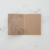 De Remerciements Carte Blessed Chickadees (originale) (Intérieur)